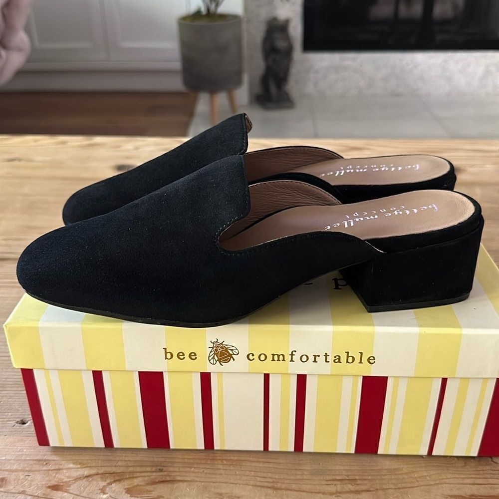 Bettye Muller Concept Women's Beckett Mule Black NEW in Box